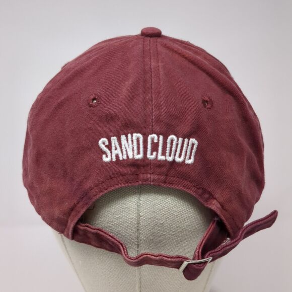 Sand Cloud Slideback Hat Red OSFA Adjustable Embroidered Logo 6 Panel - Picture 5 of 7
